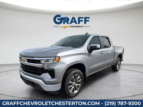 Gray 2026 Chevrolet Silverado 1500 LT for sale in Burns Harbor, IN