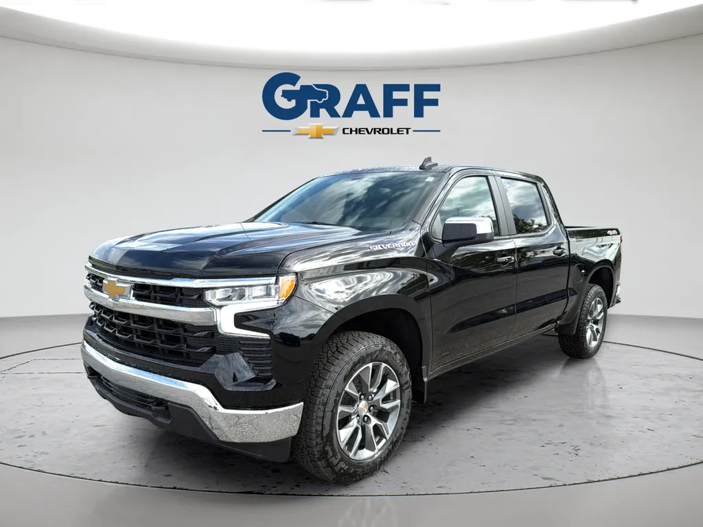 Black 2026 Chevrolet Silverado 1500 LT for sale in Burns Harbor, IN