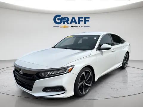 White 2019 Honda Accord Sport for sale in Burns Harbor, IN