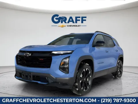 Blue 2026 Chevrolet Equinox RS for sale in Burns Harbor, IN