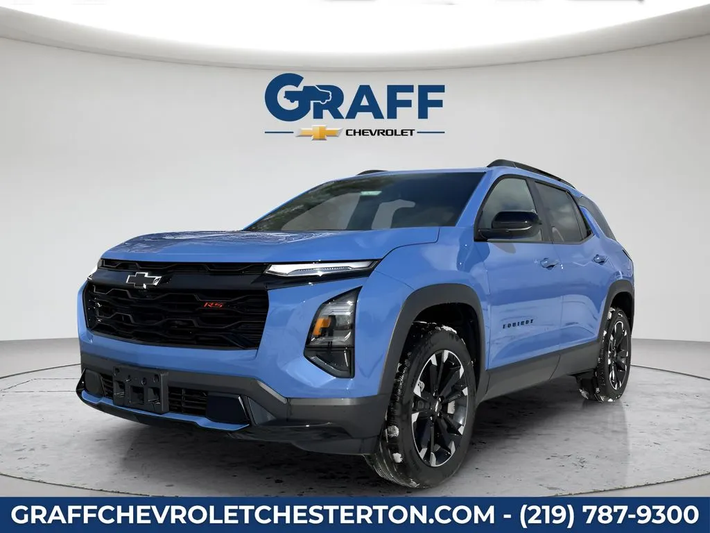 Blue 2026 Chevrolet Equinox RS for sale in Burns Harbor, IN