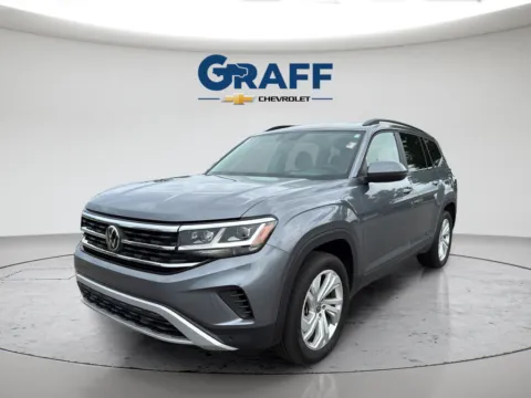 Gray 2023 Volkswagen Atlas 3.6L V6 SE w/Technology for sale in Burns Harbor, IN
