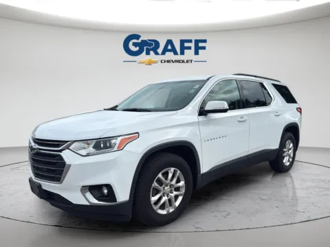 White 2019 Chevrolet Traverse LT for sale in Burns Harbor, IN