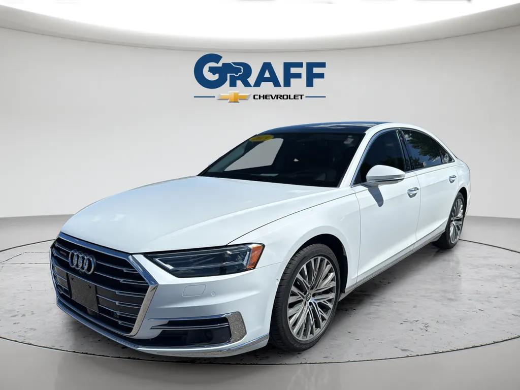 White 2019 Audi A8 L 55 for sale in Burns Harbor, IN