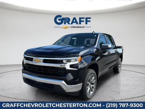 Black 2026 Chevrolet Silverado 1500 LT for sale in Burns Harbor, IN