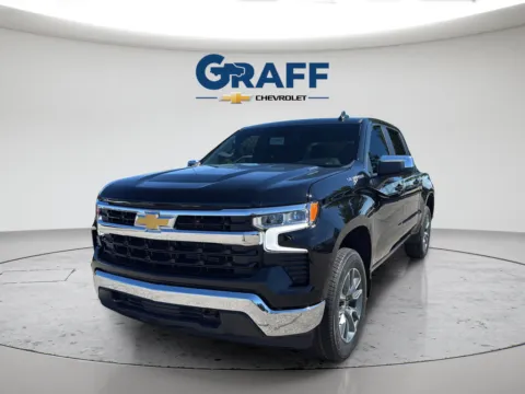 Black 2026 Chevrolet Silverado 1500 LT for sale in Burns Harbor, IN