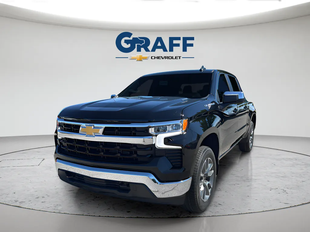 Black 2026 Chevrolet Silverado 1500 LT for sale in Burns Harbor, IN