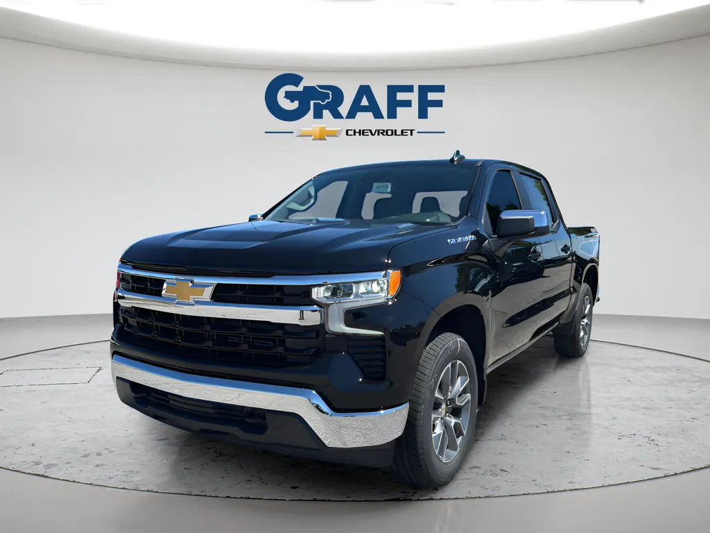 Black 2026 Chevrolet Silverado 1500 LT for sale in Burns Harbor, IN