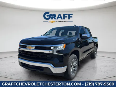 Black 2026 Chevrolet Silverado 1500 LT for sale in Burns Harbor, IN