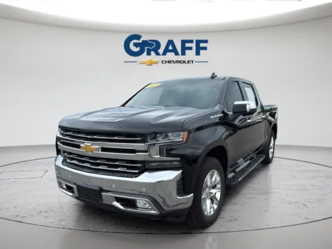Black 2019 Chevrolet Silverado 1500 LTZ for sale in Burns Harbor, IN