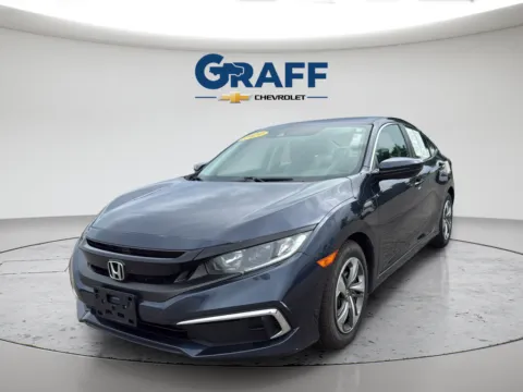 Gray 2019 Honda Civic LX for sale in Burns Harbor, IN