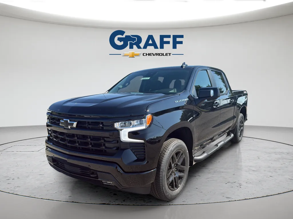 Black 2026 Chevrolet Silverado 1500 RST for sale in Burns Harbor, IN