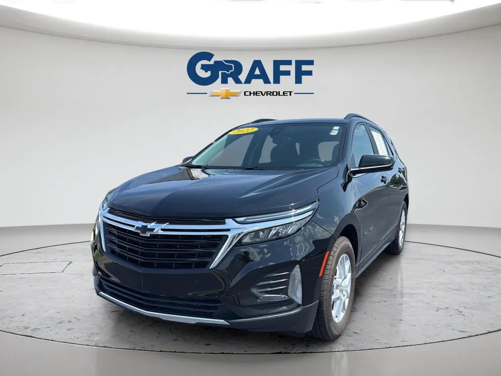 Black 2022 Chevrolet Equinox LT for sale in Burns Harbor, IN