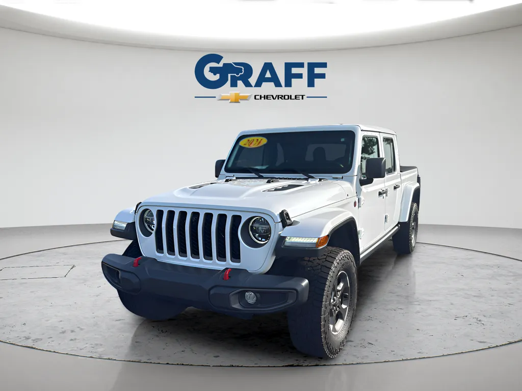 White 2021 Jeep Gladiator Rubicon for sale in Burns Harbor, IN