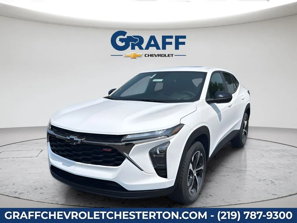 White 2026 Chevrolet Trax 1RS for sale in Burns Harbor, IN