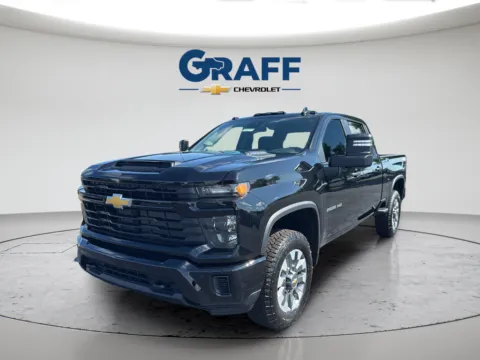 Black 2026 Chevrolet Silverado 2500HD Custom for sale in Burns Harbor, IN