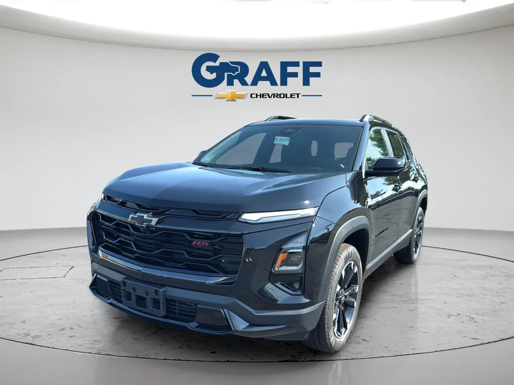Black 2026 Chevrolet Equinox RS for sale in Burns Harbor, IN