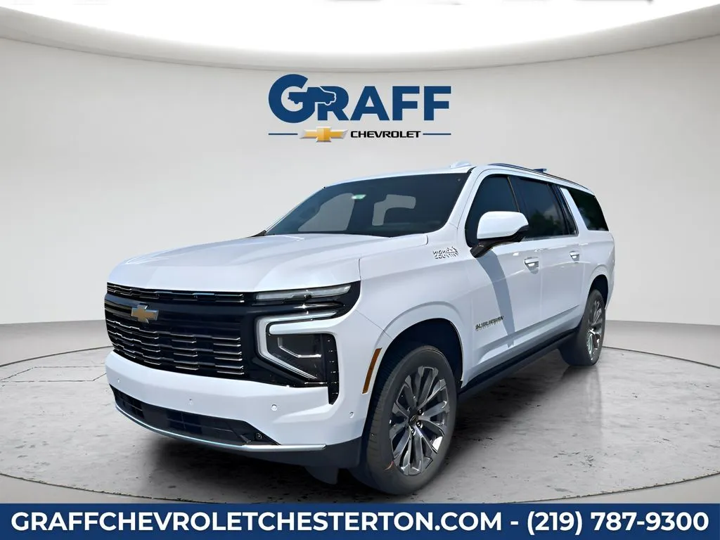 White 2026 Chevrolet Suburban High Country for sale in Burns Harbor, IN