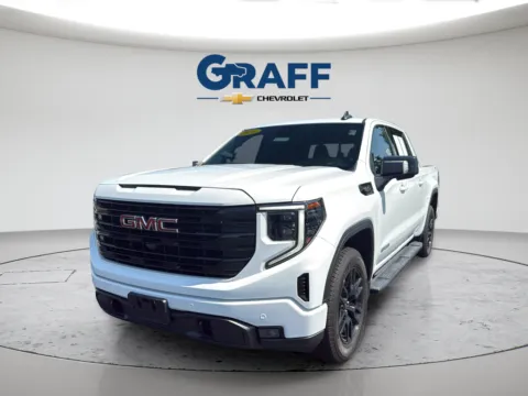 White 2024 GMC Sierra 1500 Elevation for sale in Burns Harbor, IN