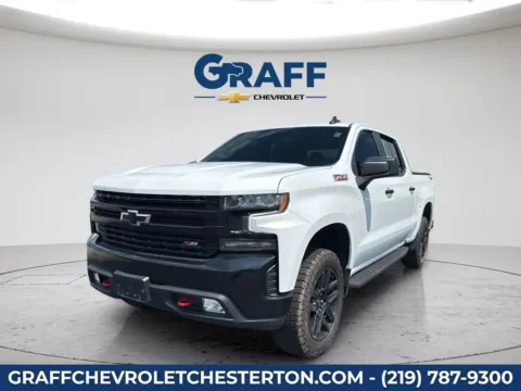 White 2021 Chevrolet Silverado 1500 LT Trail Boss for sale in Burns Harbor, IN