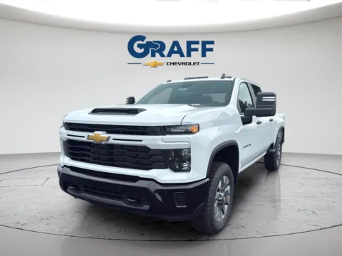 White 2026 Chevrolet Silverado 2500 HD Custom for sale in Burns Harbor, IN
