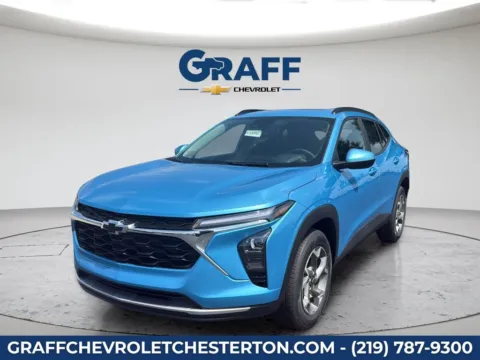 Blue 2026 Chevrolet Trax LT for sale in Burns Harbor, IN