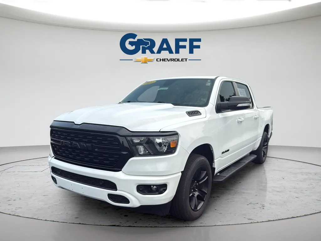 White 2022 Ram 1500 Big Horn/Lone Star for sale in Burns Harbor, IN