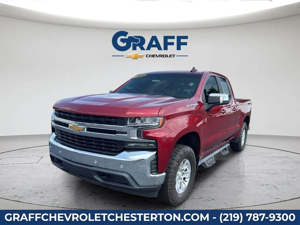 Red 2019 Chevrolet Silverado 1500 LT for sale in Burns Harbor, IN