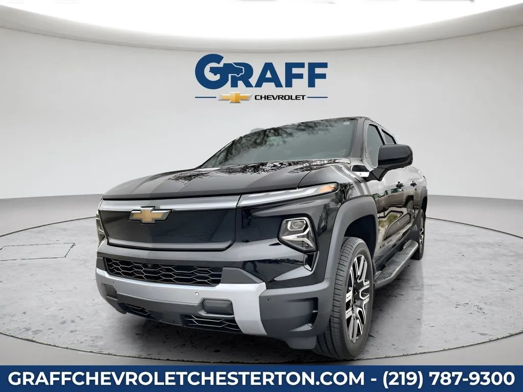 Black 2026 Chevrolet Silverado EV LT for sale in Burns Harbor, IN