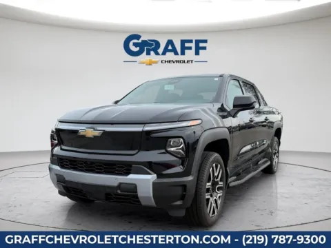 Black 2026 Chevrolet Silverado EV LT for sale in Burns Harbor, IN