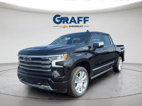 Black 2026 Chevrolet Silverado 1500 High Country for sale in Burns Harbor, IN