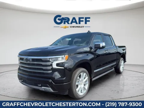 Black 2026 Chevrolet Silverado 1500 High Country for sale in Burns Harbor, IN