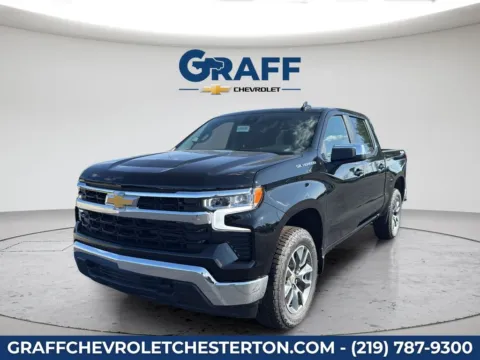 Black 2026 Chevrolet Silverado 1500 LT for sale in Burns Harbor, IN