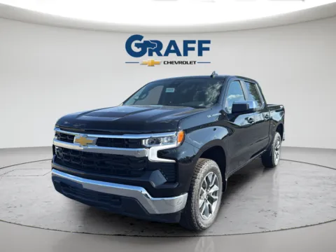 Black 2026 Chevrolet Silverado 1500 LT for sale in Burns Harbor, IN