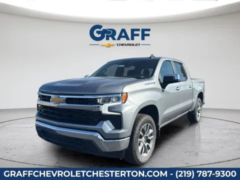 Gray 2026 Chevrolet Silverado 1500 LT for sale in Burns Harbor, IN