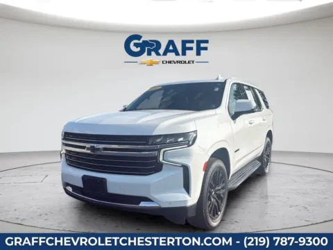 White 2021 Chevrolet Tahoe LT for sale in Burns Harbor, IN