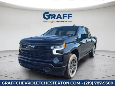Black 2026 Chevrolet Silverado 1500 RST for sale in Burns Harbor, IN