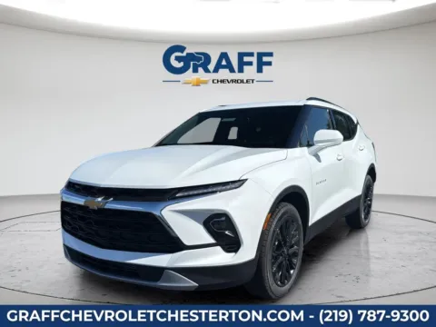 White 2026 Chevrolet Blazer LT for sale in Burns Harbor, IN