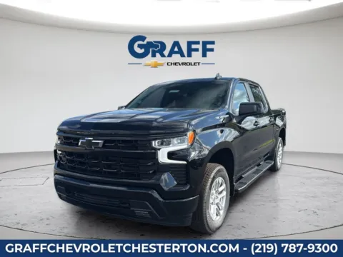Black 2026 Chevrolet Silverado 1500 RST for sale in Burns Harbor, IN