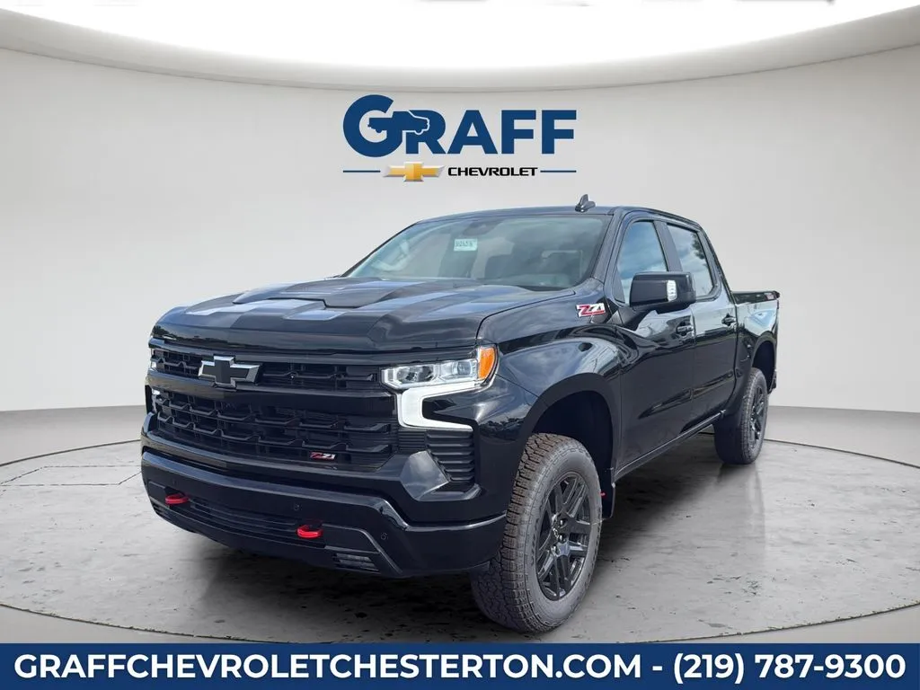 Black 2026 Chevrolet Silverado 1500 LT Trail Boss for sale in Burns Harbor, IN