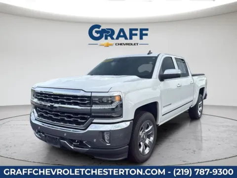 White 2018 Chevrolet Silverado 1500 LTZ for sale in Burns Harbor, IN