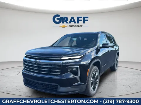 Black 2027 Chevrolet Traverse LT for sale in Burns Harbor, IN