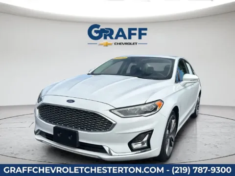 White 2020 Ford Fusion Titanium for sale in Burns Harbor, IN
