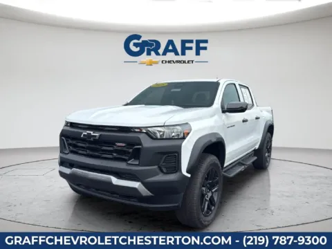 White 2025 Chevrolet Colorado Trail Boss for sale in Burns Harbor, IN