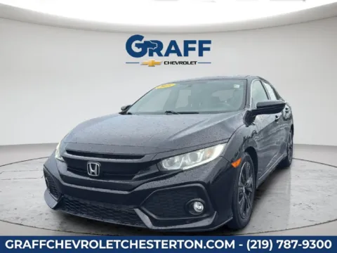 Black 2018 Honda Civic EX for sale in Burns Harbor, IN