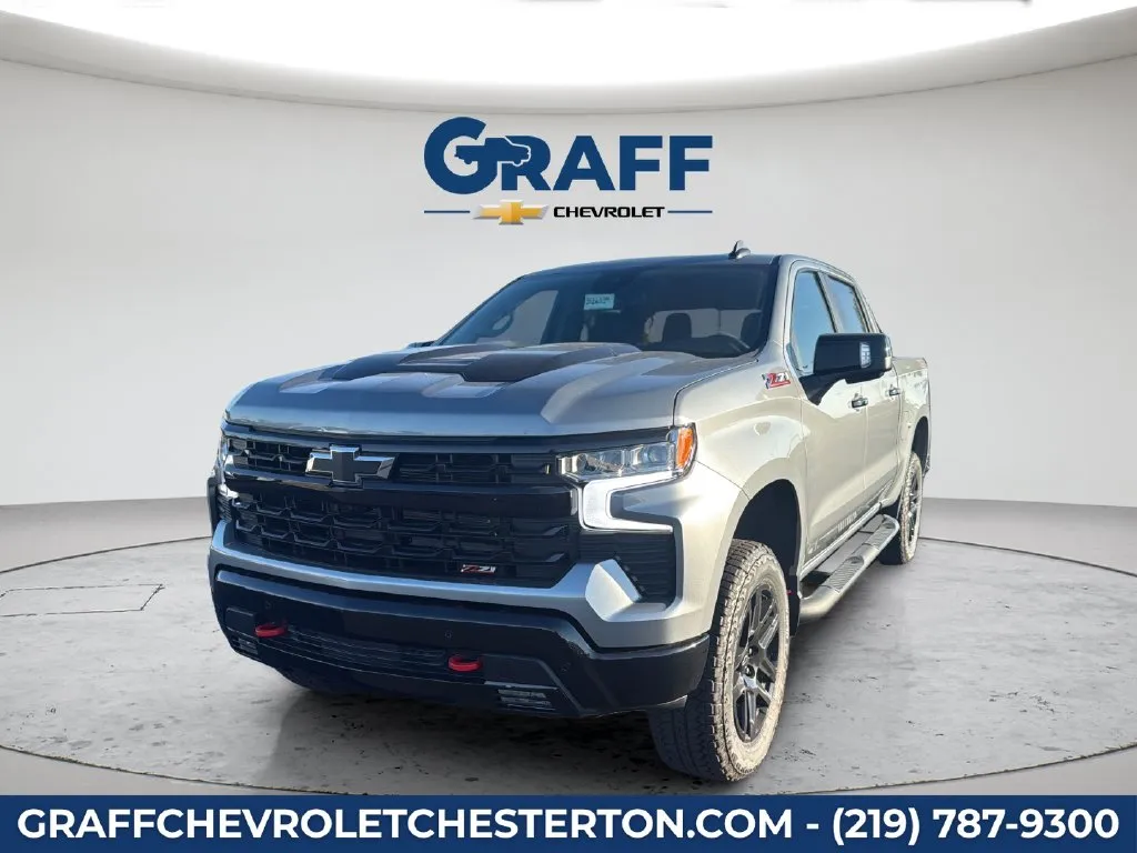 Gray 2026 Chevrolet Silverado 1500 LT Trail Boss for sale in Burns Harbor, IN