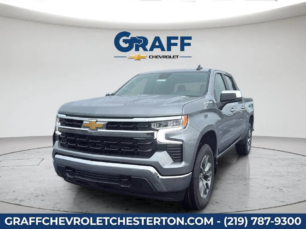 Gray 2026 Chevrolet Silverado 1500 LT for sale in Burns Harbor, IN