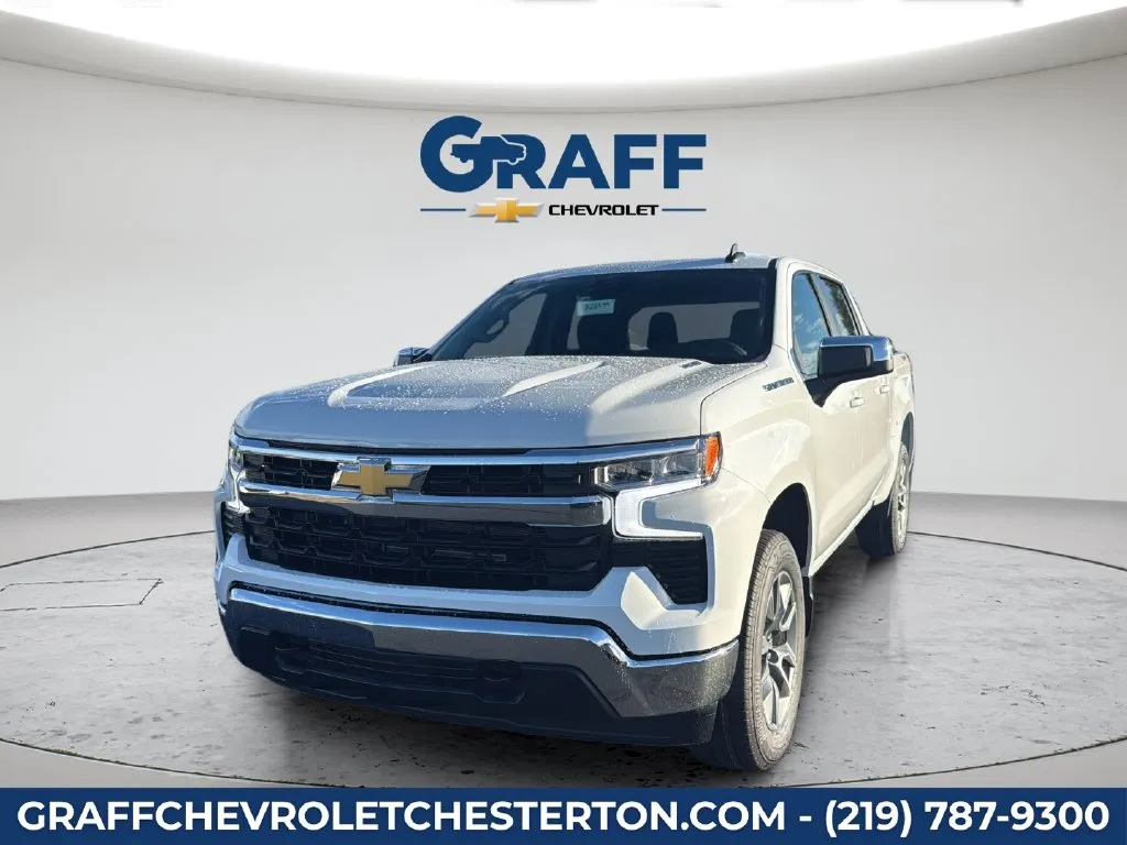 White 2026 Chevrolet Silverado 1500 LT for sale in Burns Harbor, IN