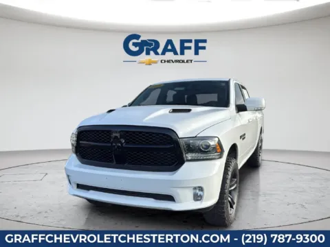 White 2018 Ram 1500 Night for sale in Burns Harbor, IN