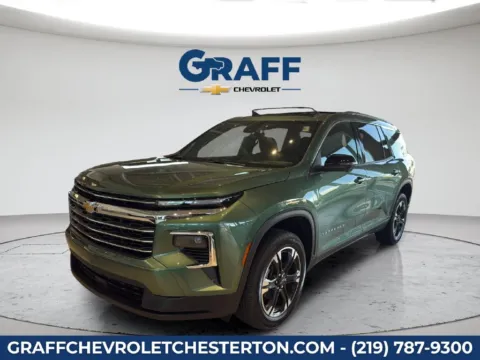 Green 2027 Chevrolet Traverse LT for sale in Burns Harbor, IN